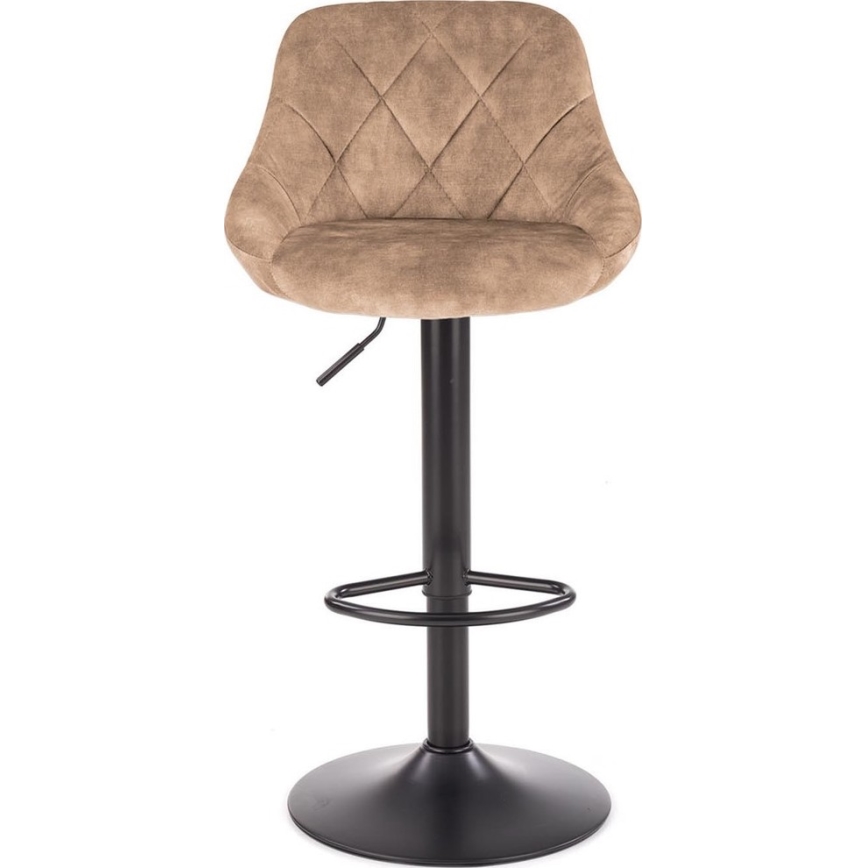 Cadeira de bar 106x47 cm preta/marrom