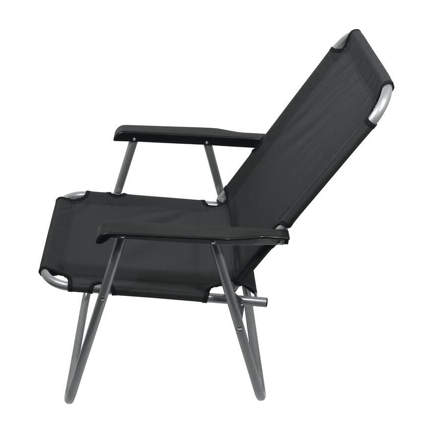 Cadeira de campismo dobrável cinzenta