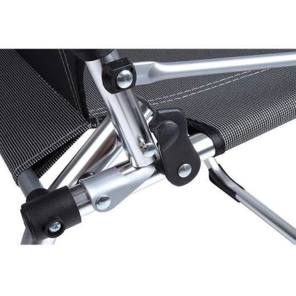 Cadeira de campismo dobrável cinzenta