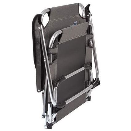 Cadeira de campismo dobrável cinzenta