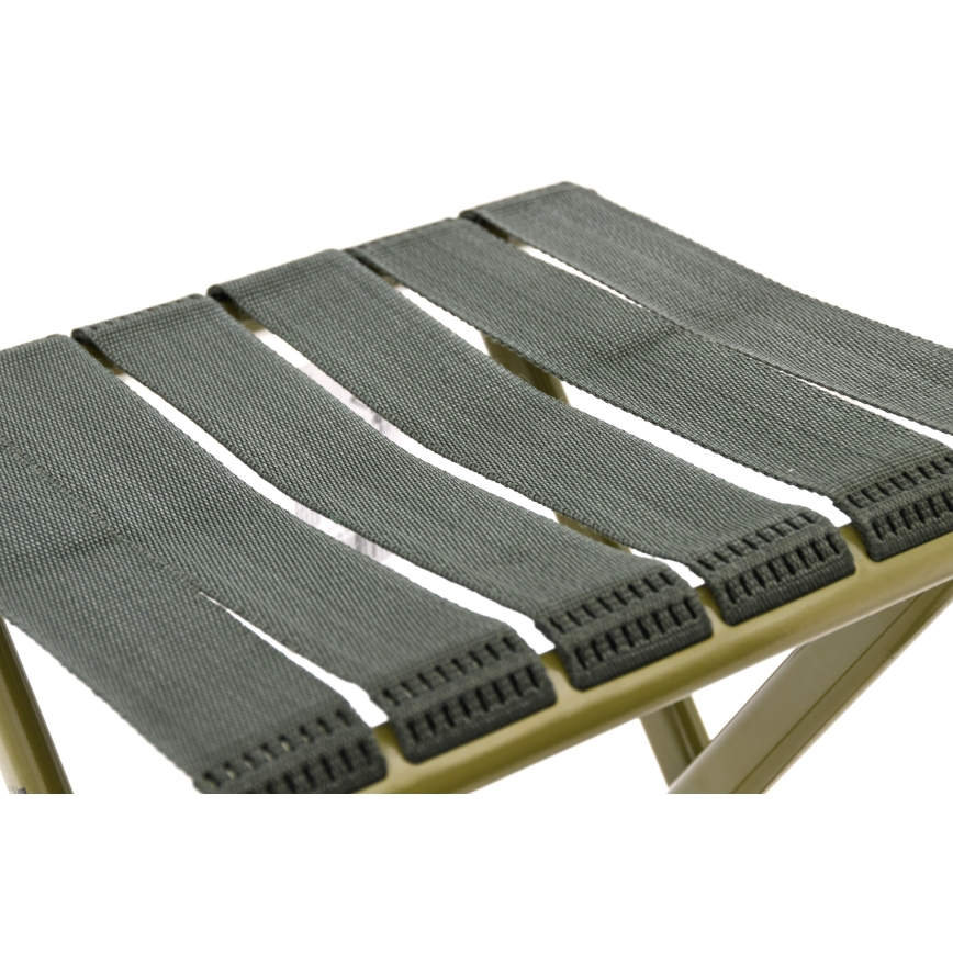 Cadeira de campismo dobrável verde