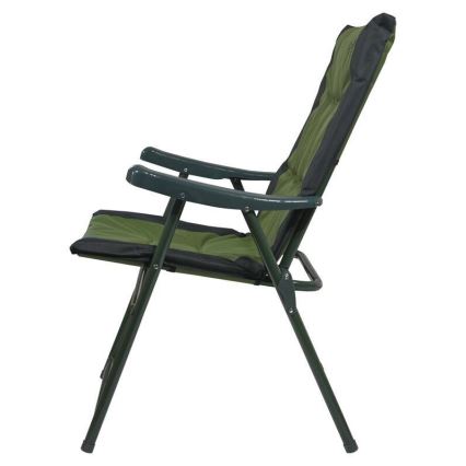 Cadeira de campismo dobrável verde