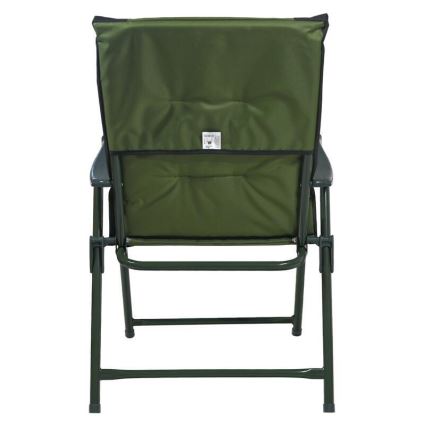 Cadeira de campismo dobrável verde