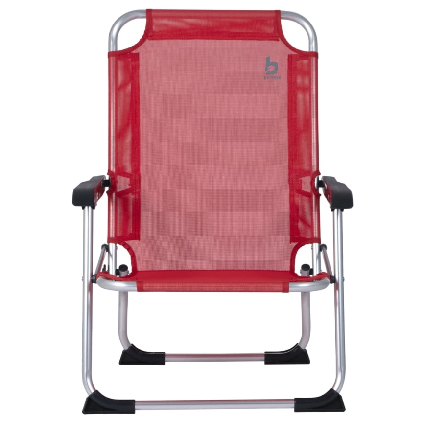 Cadeira de campismo dobrável vermelha