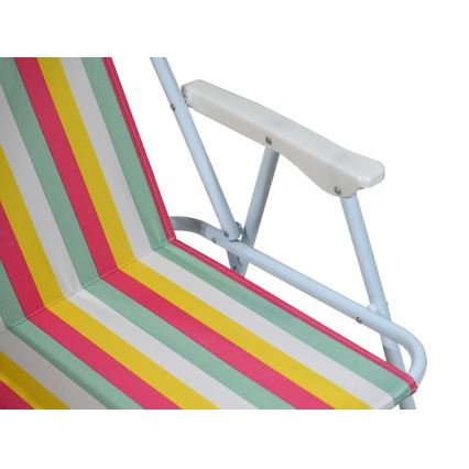 Cadeira de campismo infantil multicolorida