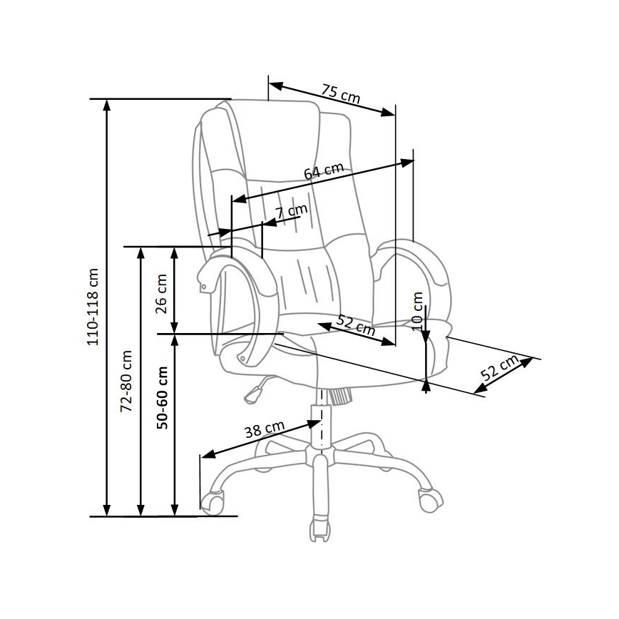 Cadeira de escritório SELO bege