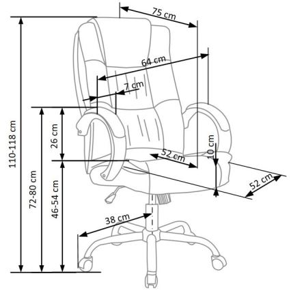 Cadeira de escritório SELO cinza