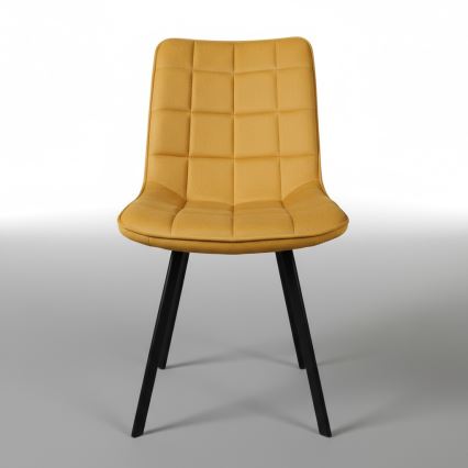 Cadeira de jantar ADINA amarela