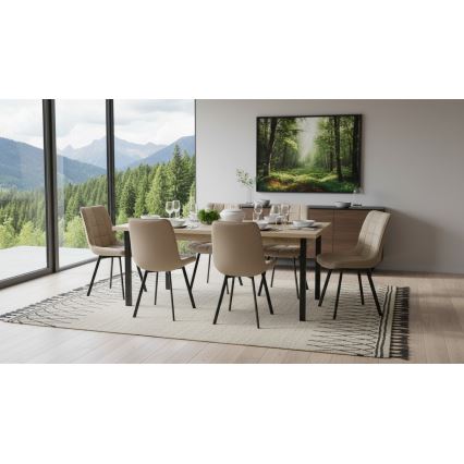 Cadeira de jantar ADINA bege