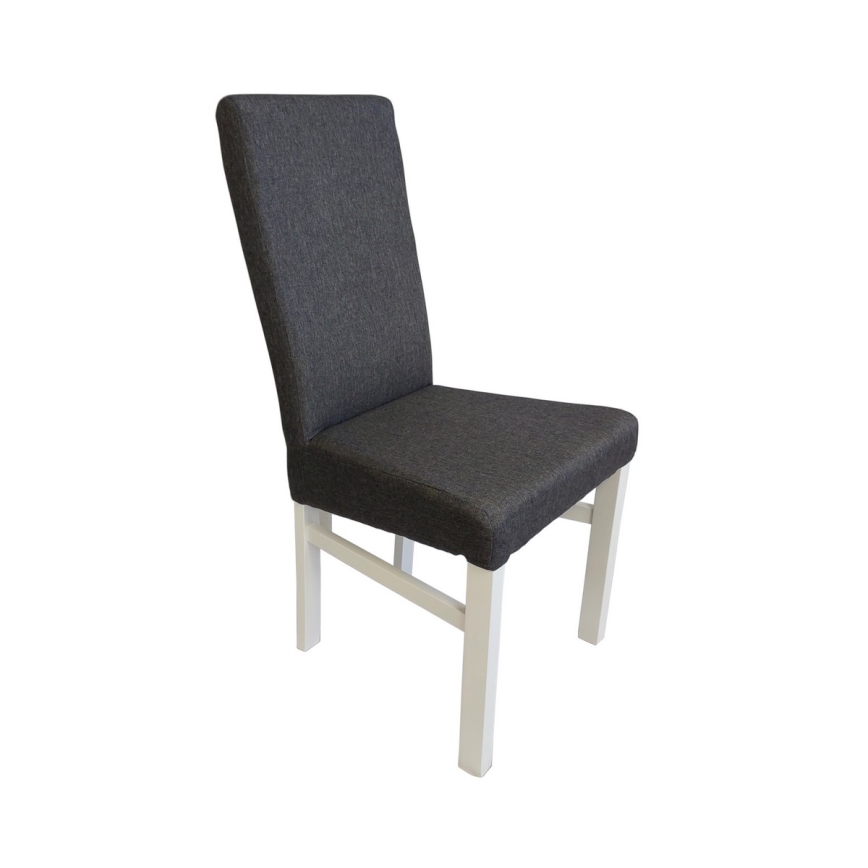 Cadeira de jantar ALISON cinza/branca