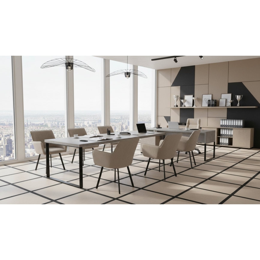 Cadeira de jantar AMELIA taupe