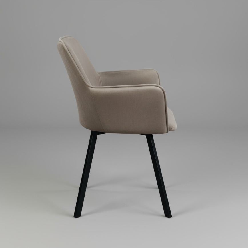 Cadeira de jantar AMELIA taupe