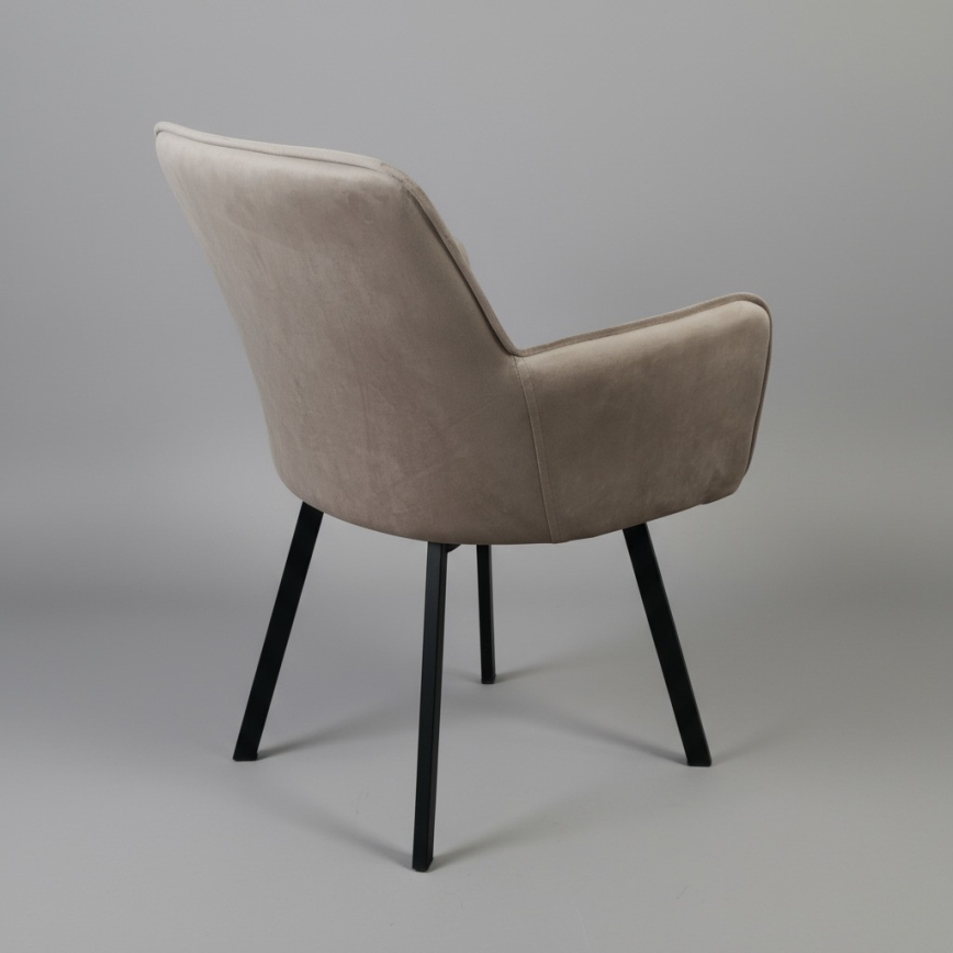 Cadeira de jantar AMELIA taupe