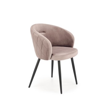 Cadeira de jantar CALMURE rosa