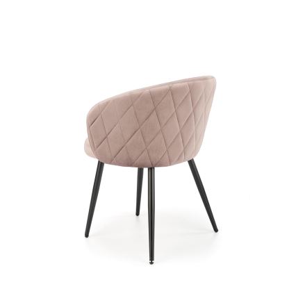 Cadeira de jantar CALMURE rosa
