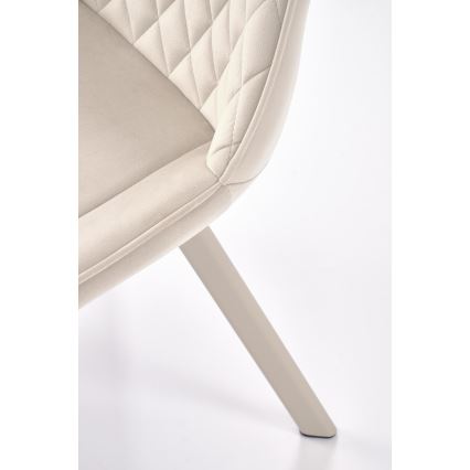 Cadeira de jantar giratória OMBRA, 1 unidade, creme