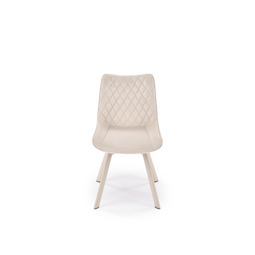 Cadeira de jantar giratória OMBRA, 1 unidade, creme