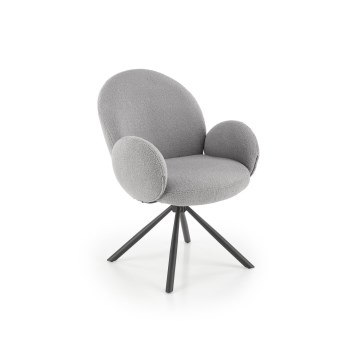 Cadeira de jantar KIVA — 1 unidade, cinzenta