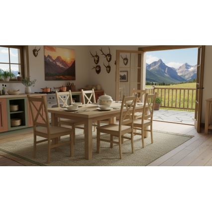 Cadeira de jantar NATE carvalho sonoma