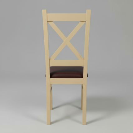 Cadeira de jantar NATE carvalho sonoma/marrom escuro