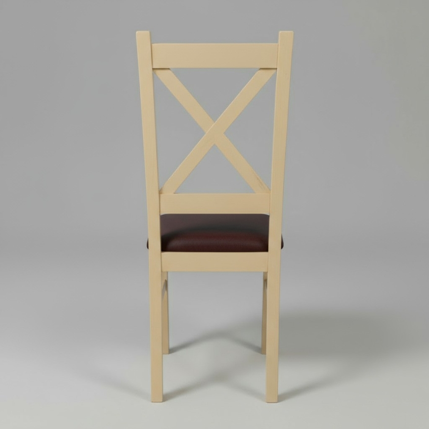 Cadeira de jantar NATE carvalho sonoma/marrom escuro