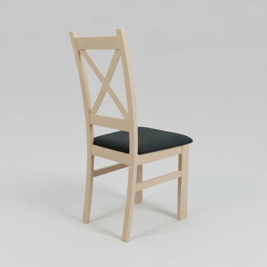 Cadeira de jantar NATE carvalho sonoma/preto