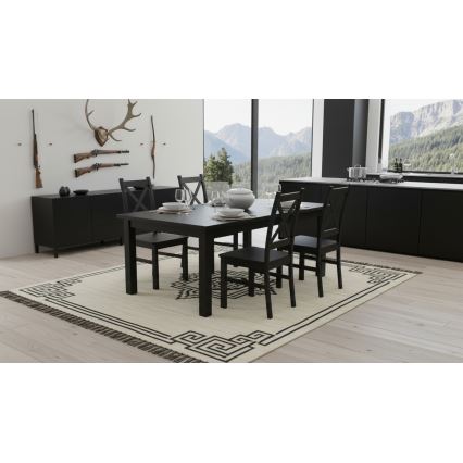 Cadeira de jantar NATE preta