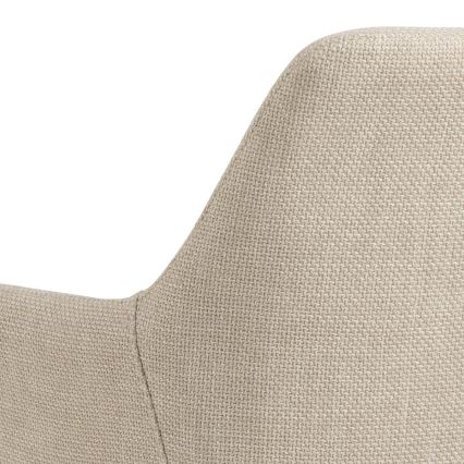 Cadeira de jantar com braços TANYA 1 unidade bege