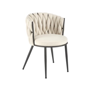 Cadeira de jantar TILOQ, 1 unidade, creme