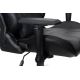 Cadeira de jogo VARR Lux com retroiluminação LED RGB + controlo remoto preto