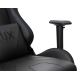 Cadeira de jogo VARR Lux com retroiluminação LED RGB + controlo remoto preto