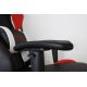 Cadeira de jogo VARR Silverstone preto/vermelho