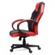 Cadeira de jogo VARR Slide preto/vermelho