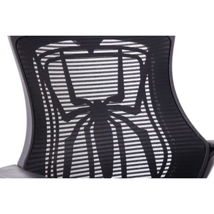 Cadeira de jogo VARR Spider preto/vermelho
