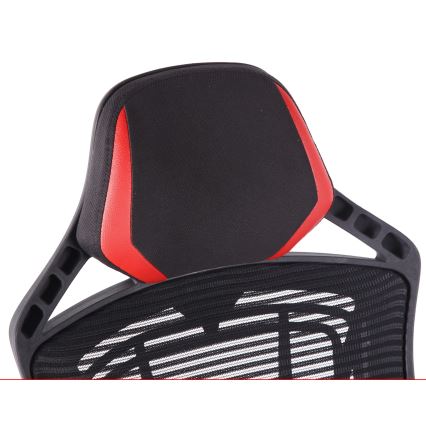Cadeira de jogo VARR Spider preto/vermelho