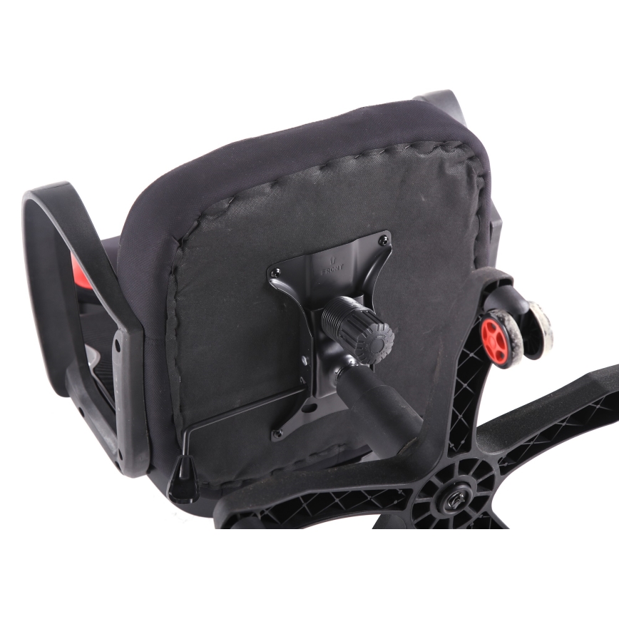 Cadeira de jogo VARR Spider preto/vermelho