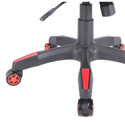 Cadeira de jogo VARR Spider preto/vermelho