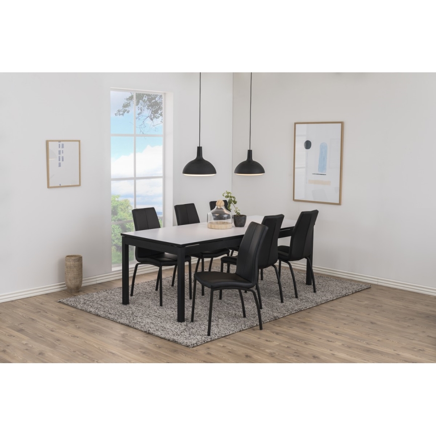 Cadeira de refeição AMAL 1 unid. preto