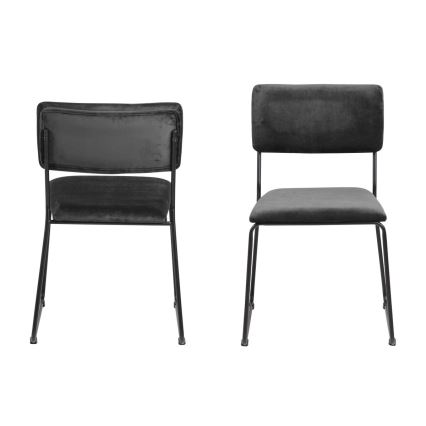 Cadeira de refeição COLE 1 unid. cinzento escuro