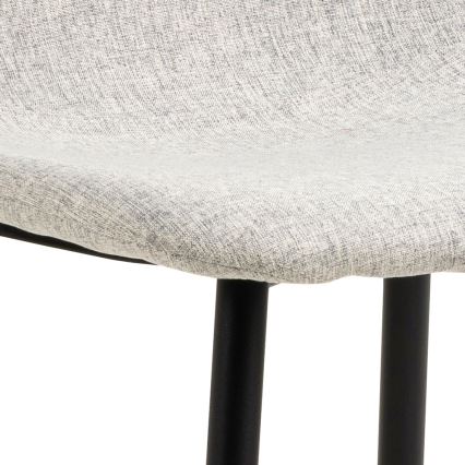 Cadeira de refeição KAIA 1 unid. cinzento claro