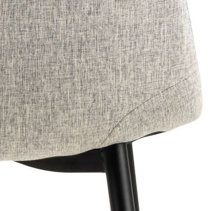 Cadeira de refeição KAIA 1 unid. cinzento claro