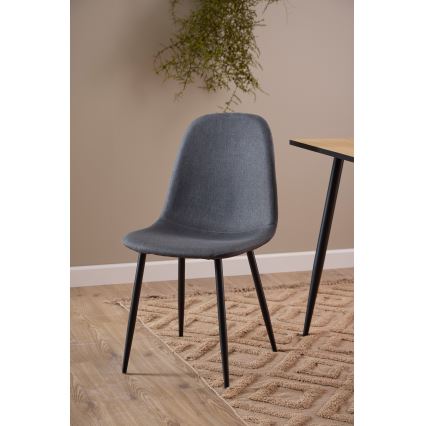 Cadeira de refeição KAIA 1 unid. cinzento escuro