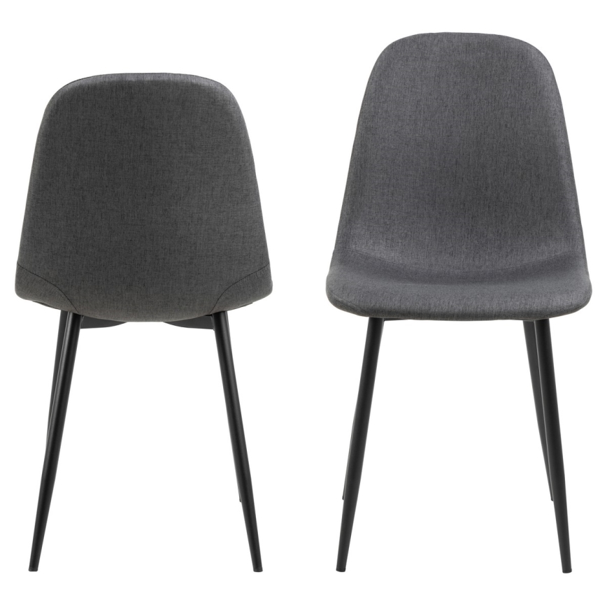 Cadeira de refeição KAIA 1 unid. cinzento escuro