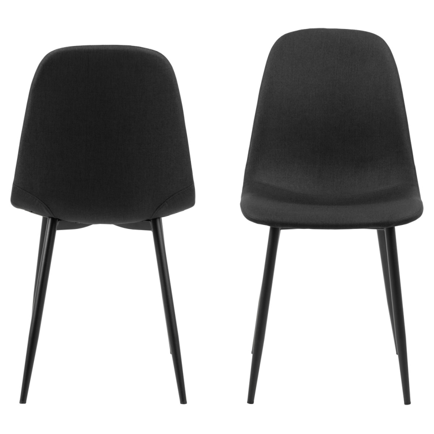 Cadeira de refeição KAIA 1 unid. preto