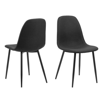 Cadeira de refeição KAIA 4 unid. preto