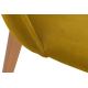 Cadeira de refeição RIFO 86x48 cm amarelo/faia