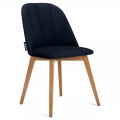 Cadeira de refeição RIFO 86x48 cm azul escuro/faia