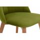 Cadeira de refeição RIFO 86x48 cm verde claro/faia