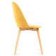 Cadeira de refeição TINO 86x48 cm amarelo/faia