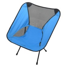 Cadeira dobrável de campismo azul 63 cm
